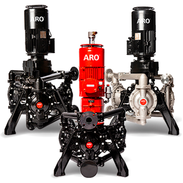 ARO EVO 系列电动隔膜泵 - 铝质或不锈钢材质
