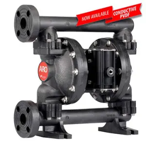 Bomba de diafragma pneumática não metálica EXP de 25 mm (1 pol.)