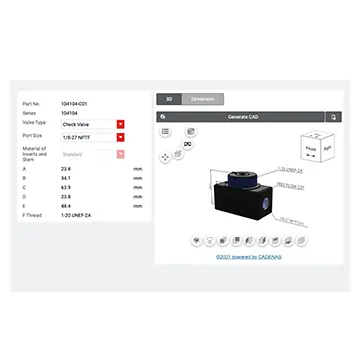 새로운 3D CAD 컨피규레이터는 17개의 ARO 밸브 제품군에 대한 즉각적인 맞춤형 제품 모델을 제공합니다.