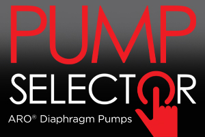 aro online diaphragm pump selector