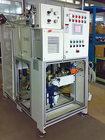 ARO Solutions Centre in India offers customized pumping solutions such as precise dispensing of engine oil